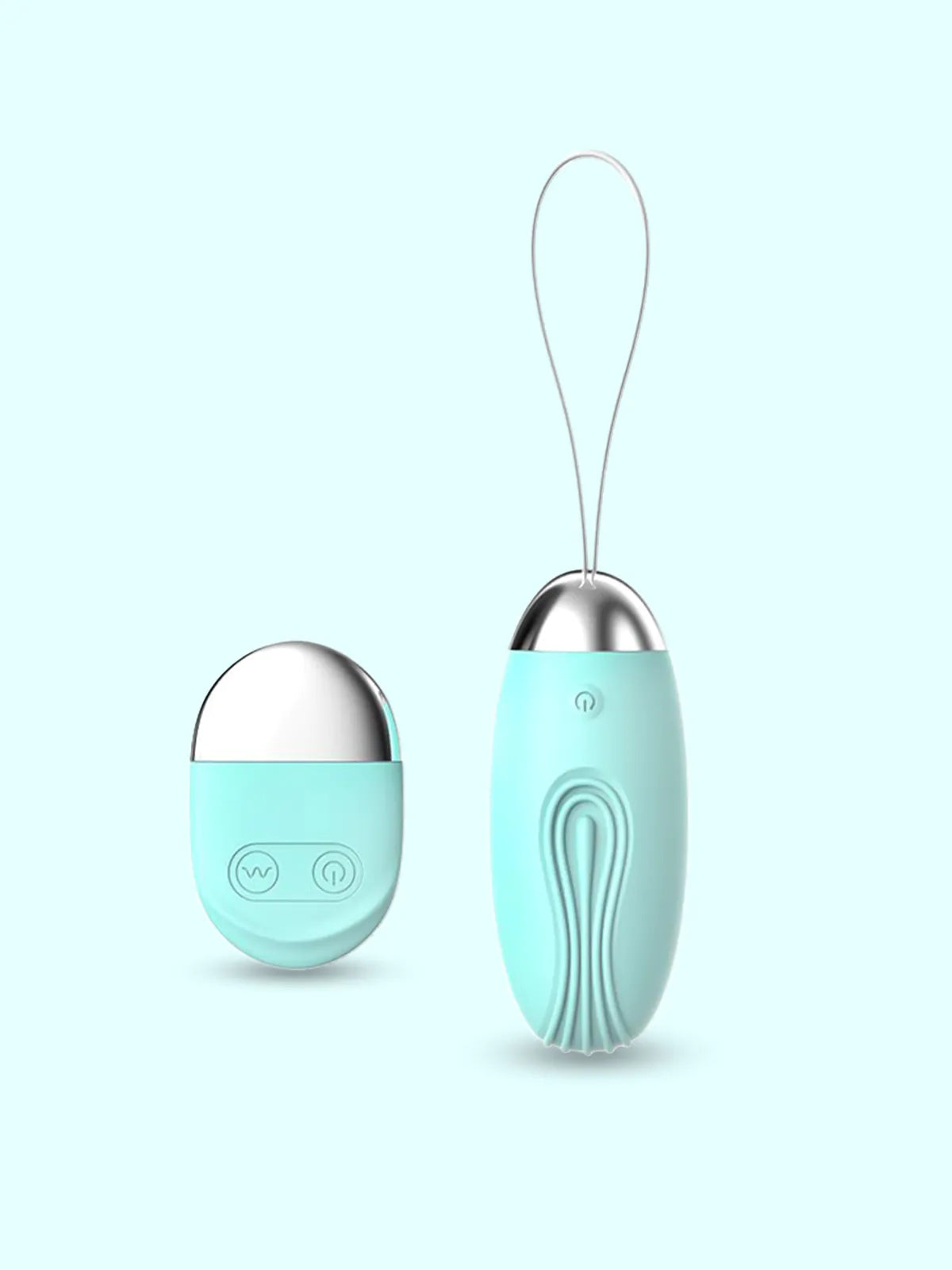 Wireless Remote Control Egg Vibrator for Women – Two-Piece Set with Retrieval Cord & Handheld Remote | Buy Online India