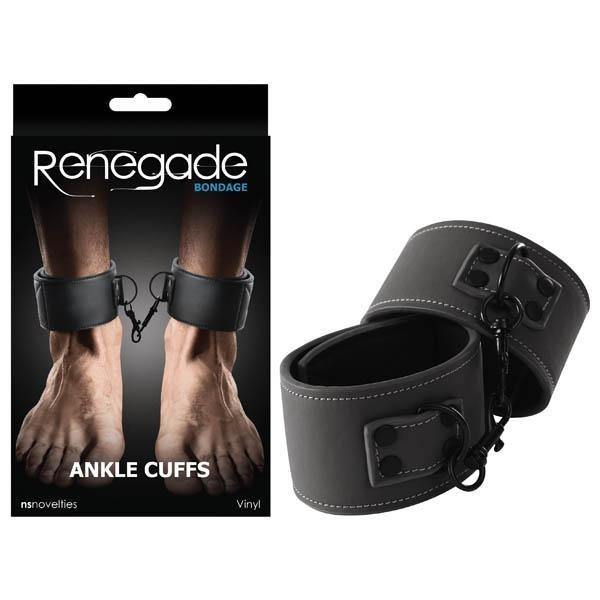 Renegade Bondage - Ankle Cuffs - Black