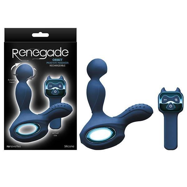 Renegade Orbit Rotating Tip Prostate Massager with Remote Control