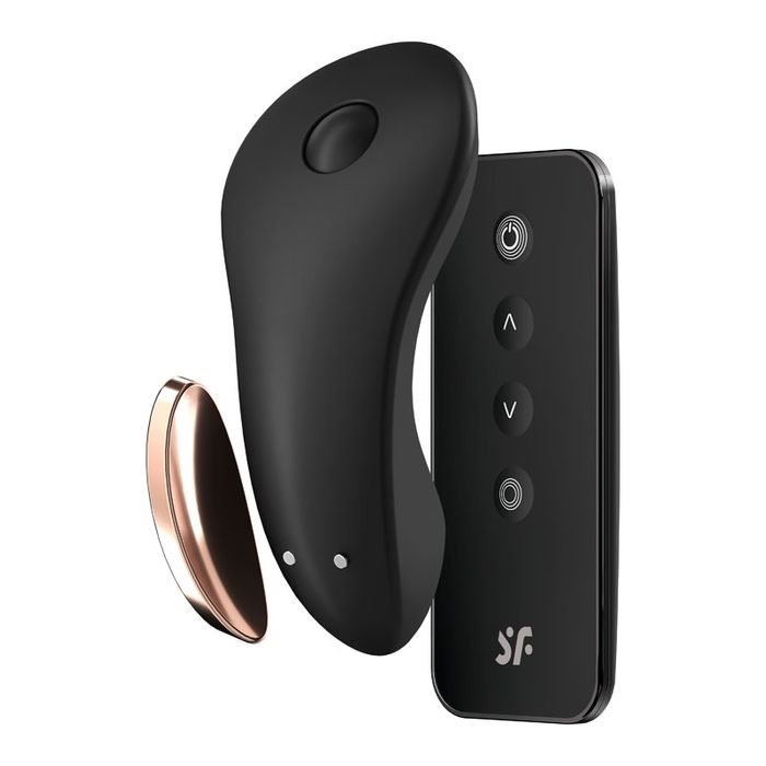 Satisfyer Little Secret App Controlled Panty Vibrator with Remote Control - Black