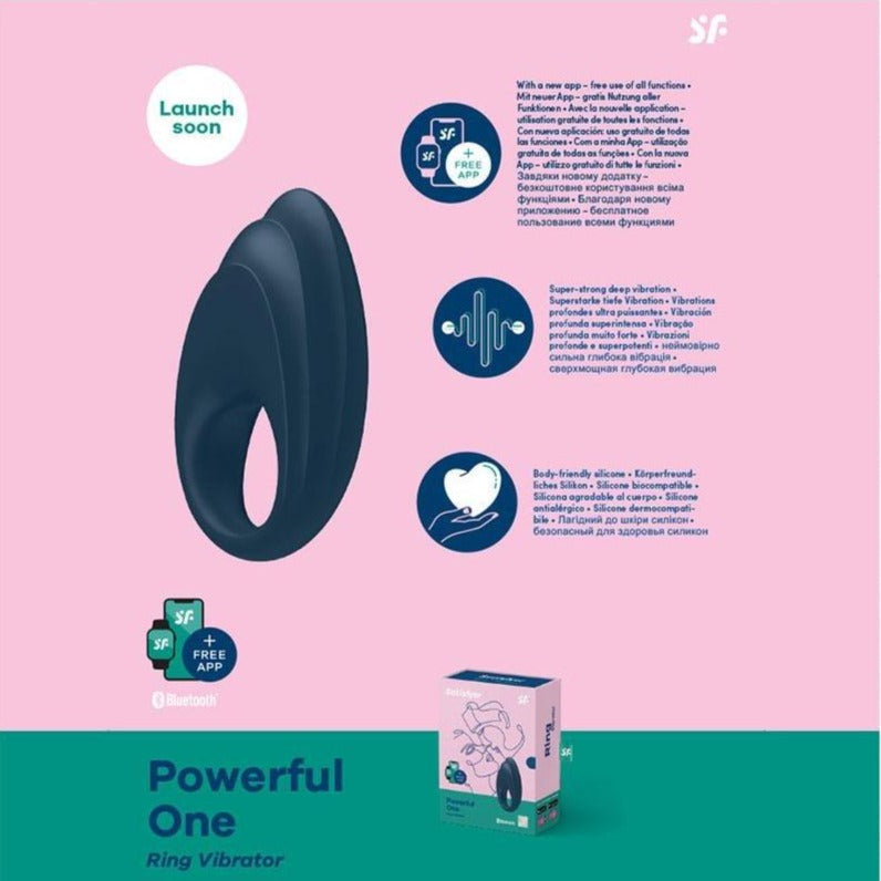 Satisfyer Powerful One - App Controlled - Vibrating Cock Ring