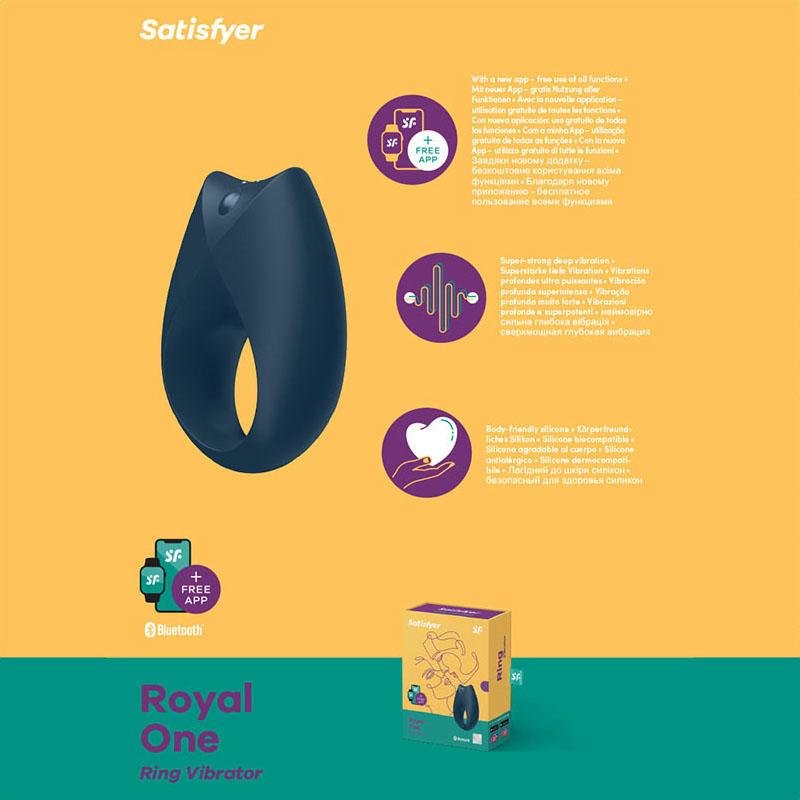 Satisfyer Royal One - App Controlled - Vibrating Cock Ring