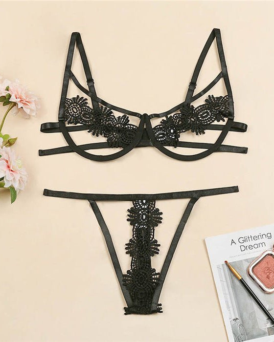 Keep His Heart Racing Tonight – 2 Piece Set with Panty