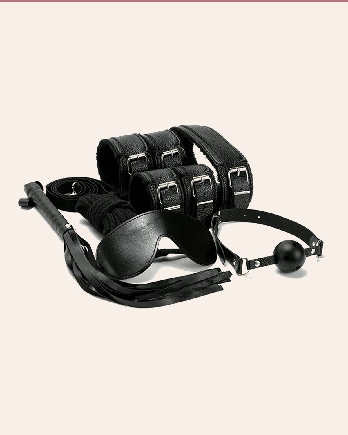 Take Control Of Tonight – 8 Piece Set with Cuffs & Choker