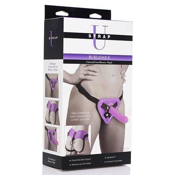 Strap-U Burlesque Universal Purple Harness