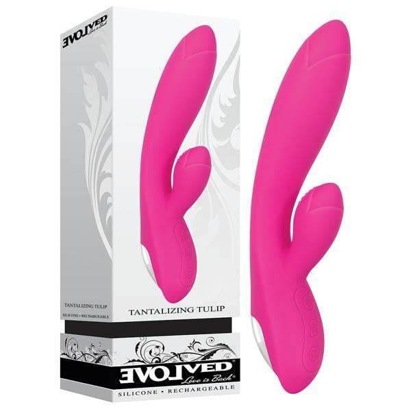 Evolved Tantalizing Tulip - Pink  Rechargeable Rabbit Vibrator