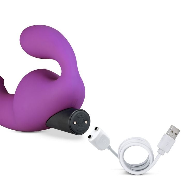 Temptasia Cyrus 8.5 Inch Strapless Dildo - Purple