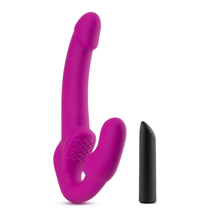 Temptasia Estella 9.5 Inch Strapless Dildo - Pink