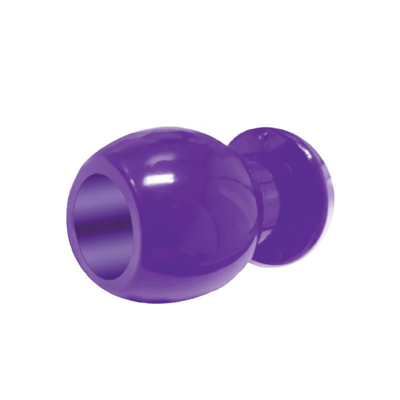 The 9's Port Hole - Hollow Butt Plug - Purple