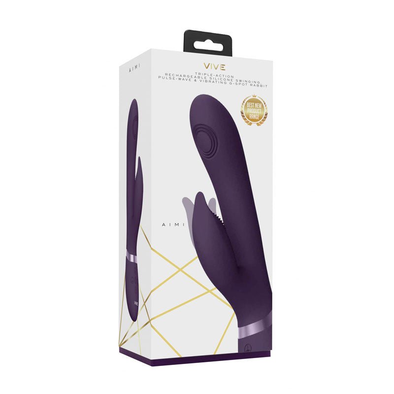 Vive AIMI Pulse Wave Swinging G-Spot Rabbit - Purple