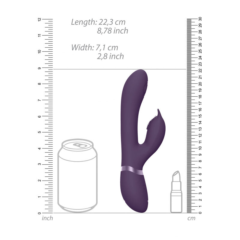 Vive AIMI Pulse Wave Swinging G-Spot Rabbit - Purple