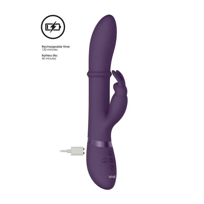 Vive Halo Rabbit Vibrator - Purple