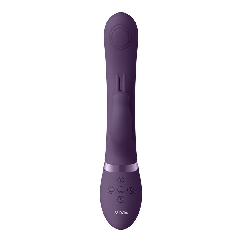 Vive May Dual Pulse Wave Rabbit Vibrator - Purple