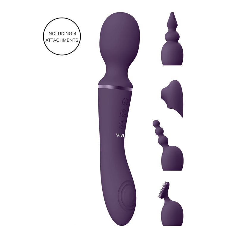 Vive NAMI - Purple Massager Wand with Pulse Wave