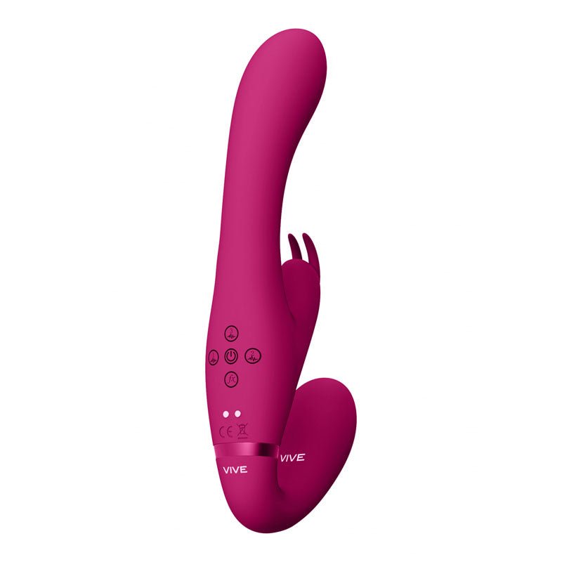 Vive SATU - Pink Rabbit Strapless Strap-On