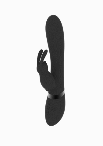 Vive TAKA Inflatable Rabbit Vibrator - Black