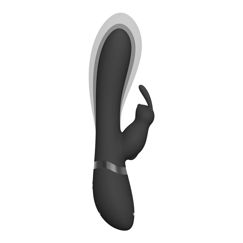 Vive TAKA Inflatable Rabbit Vibrator - Black