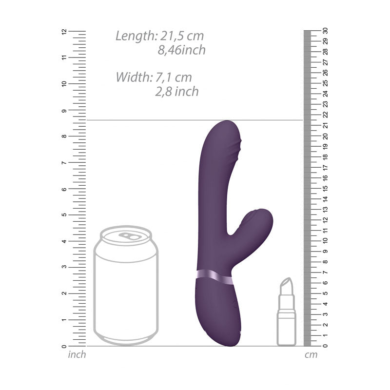 Vive TANI Pulse Wave G-Spot Rabbit Vibrator - Purple