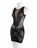 Make Him Stop And Look Twice – Sheer Mini Dress